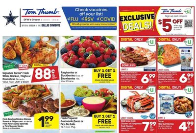 Tom Thumb (TX) Weekly Ad Flyer Specials October 18 to October 24, 2023