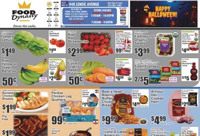 Food Dynasty (NY) Weekly Ad Flyer Specials October 20 to October 26, 2023