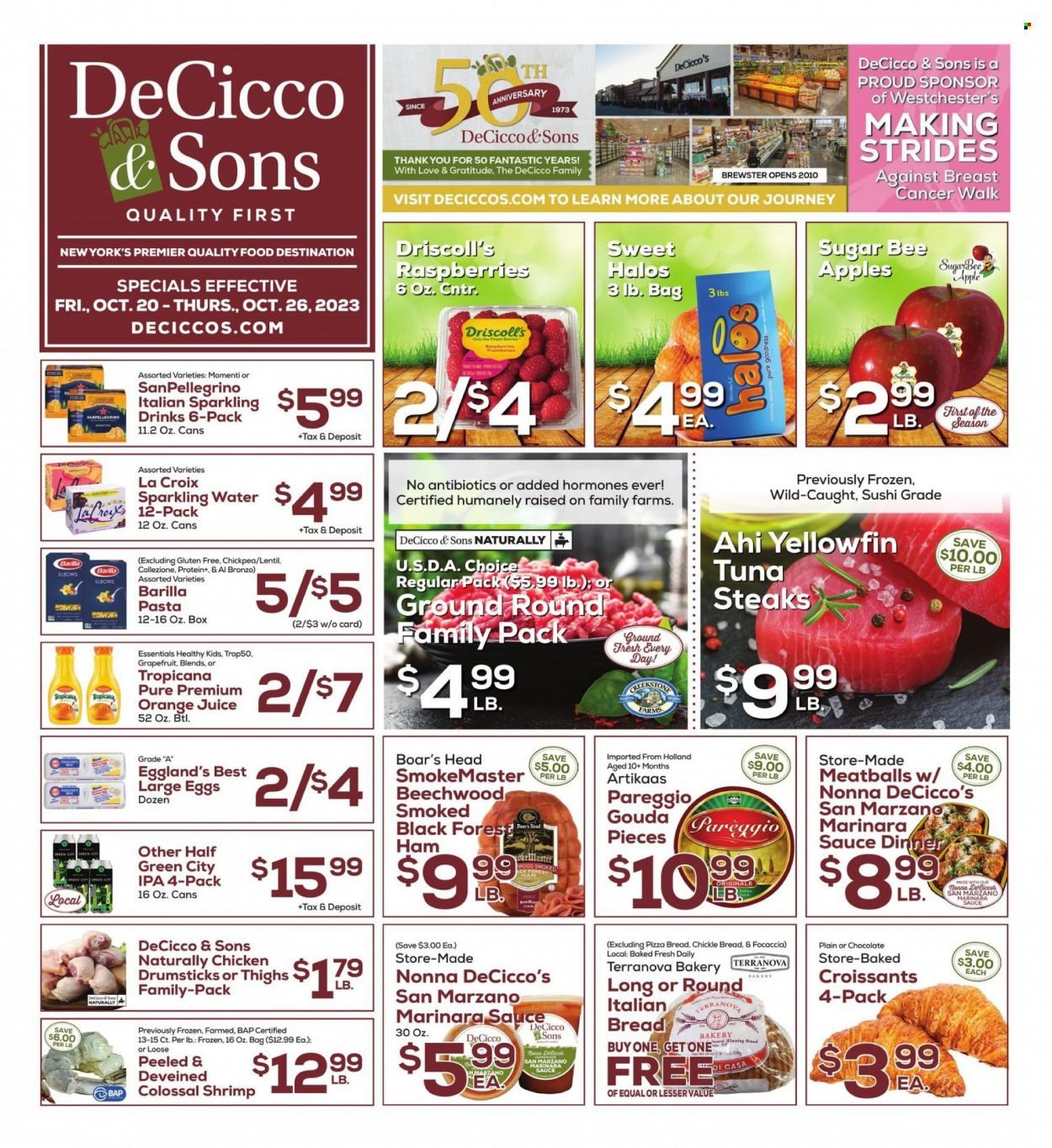 DeCicco & Sons (NY) Weekly Ad Flyer Specials October 20 to October 26, 2023
