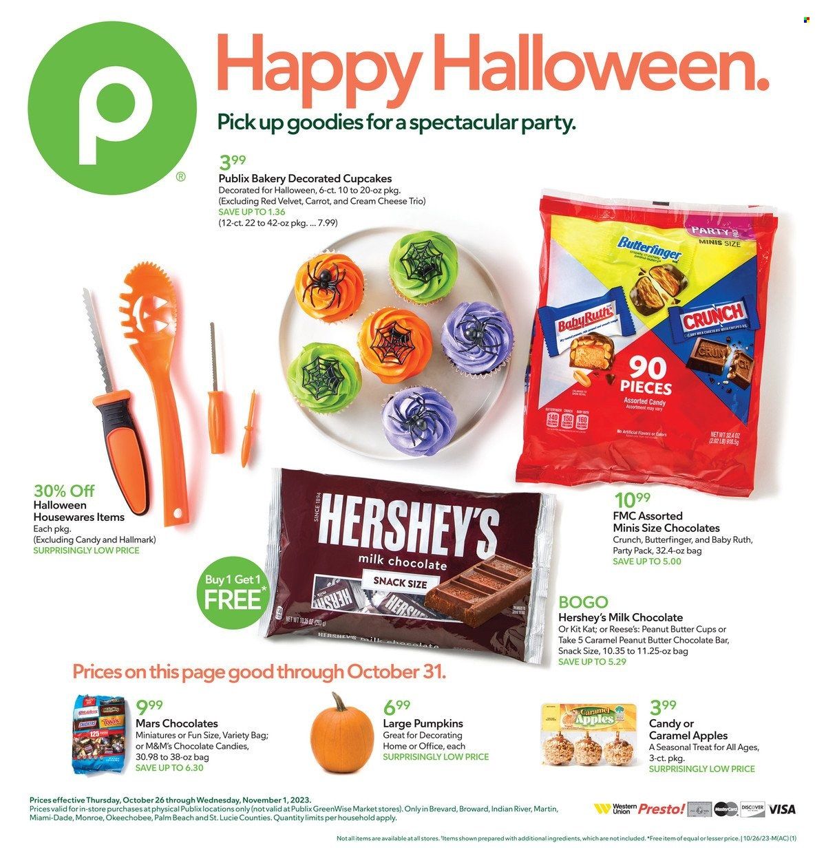 Publix (AL, FL, GA, NC, SC, TN) Weekly Ad Flyer Specials October 26 to November 1, 2023