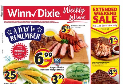 Winn Dixie Weekly Ad & Flyer May 20 to 26