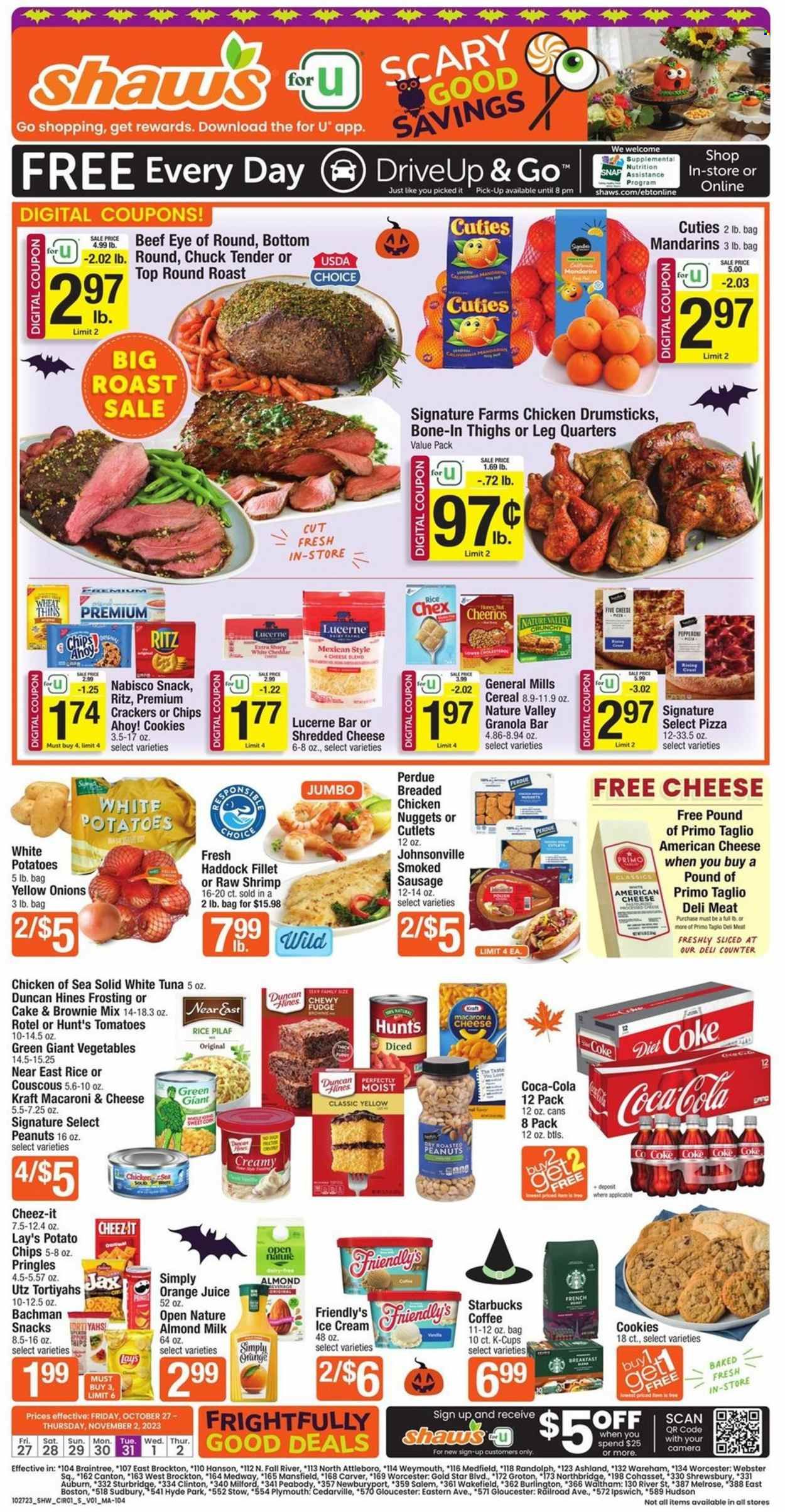 Shaw’s (MA, ME, NH, RI, VT) Weekly Ad Flyer Specials October 27 to November 2, 2023