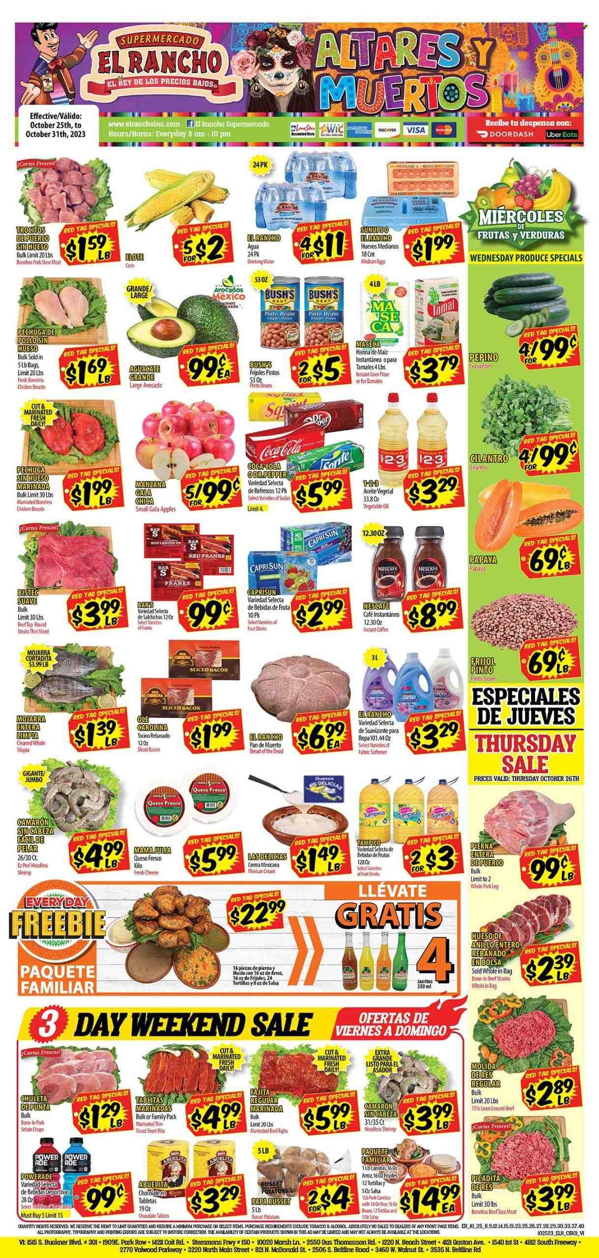El Rancho (TX) Weekly Ad Flyer Specials October 25 to October 31, 2023