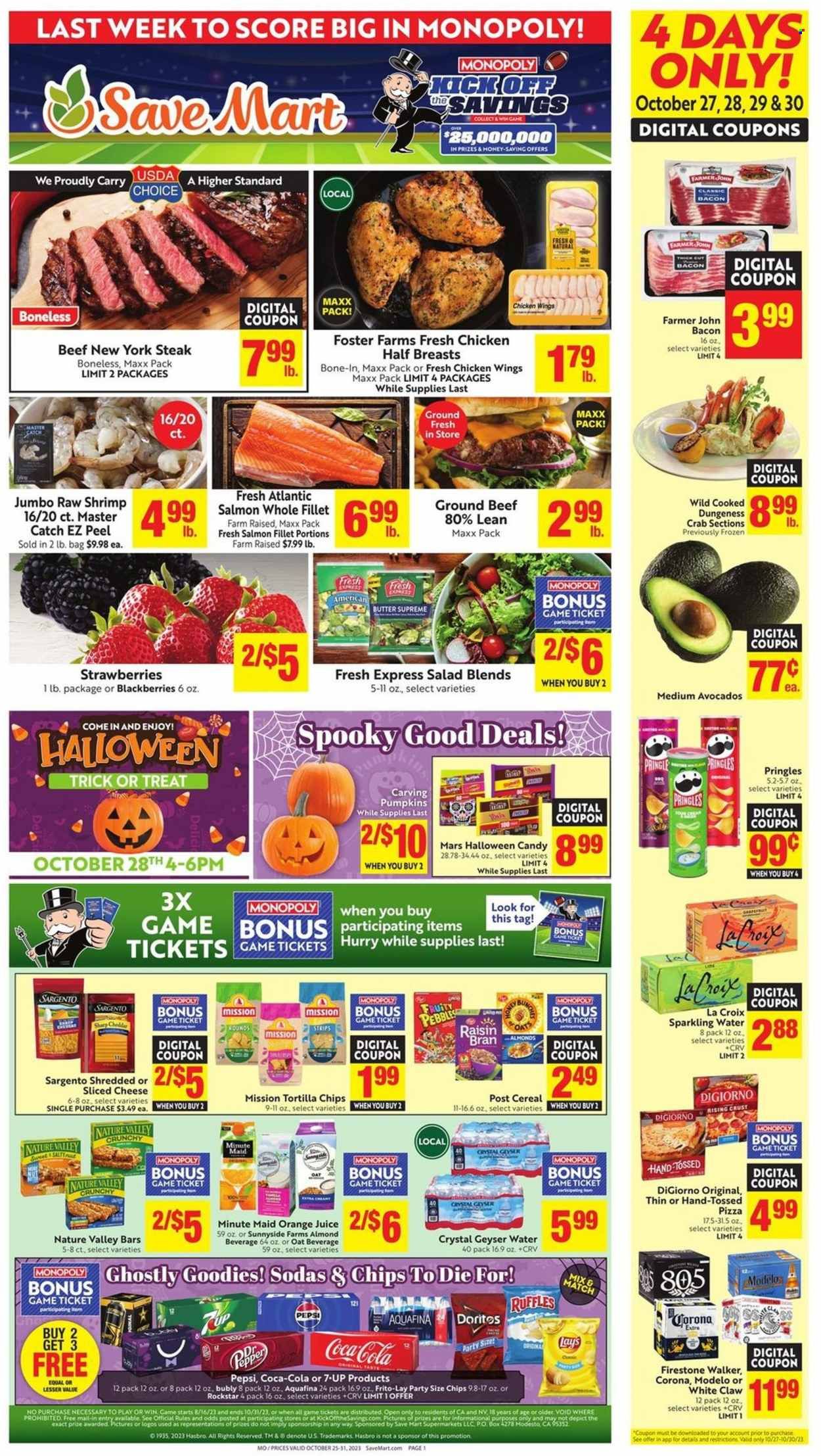 Save Mart (CA, NV) Weekly Ad Flyer Specials October 25 to October 31, 2023