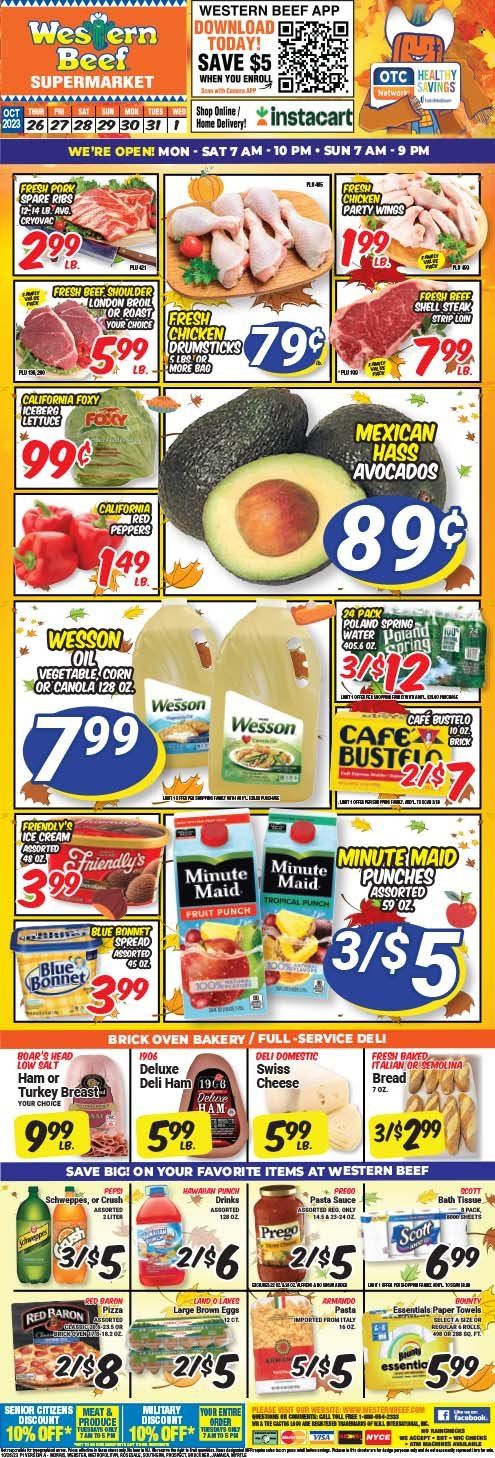 Western Beef (FL, NY) Weekly Ad Flyer Specials October 26 to November 1, 2023