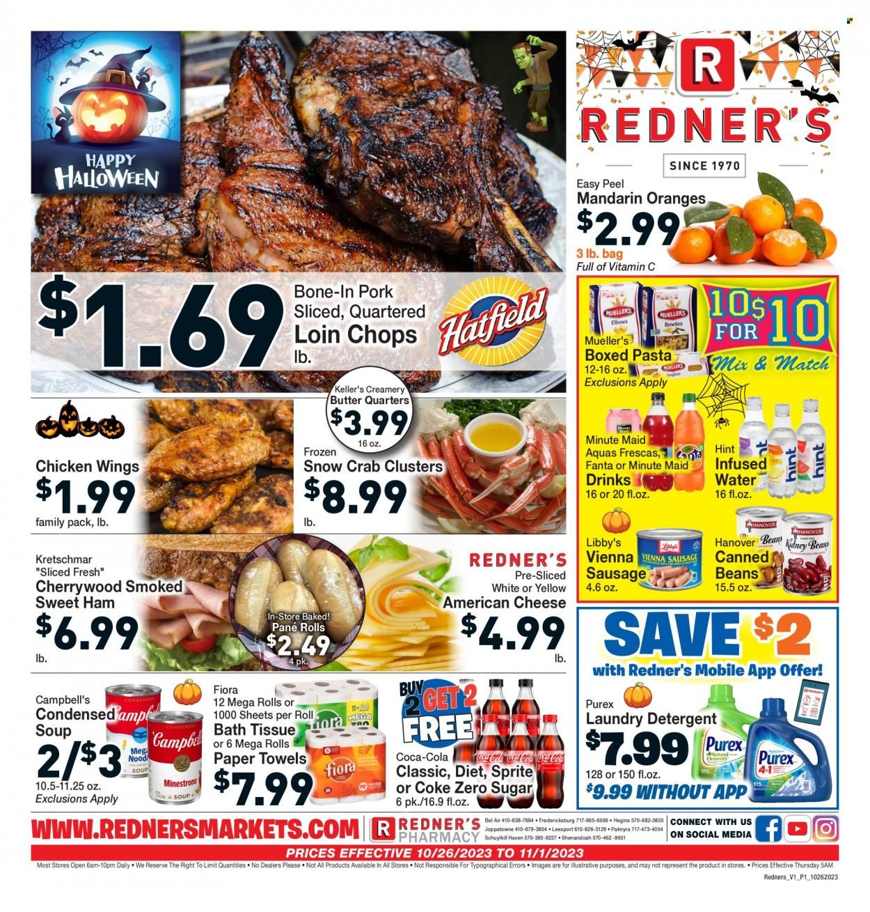 Redner's Markets (DE, MD, PA) Weekly Ad Flyer Specials October 26 to November 1, 2023