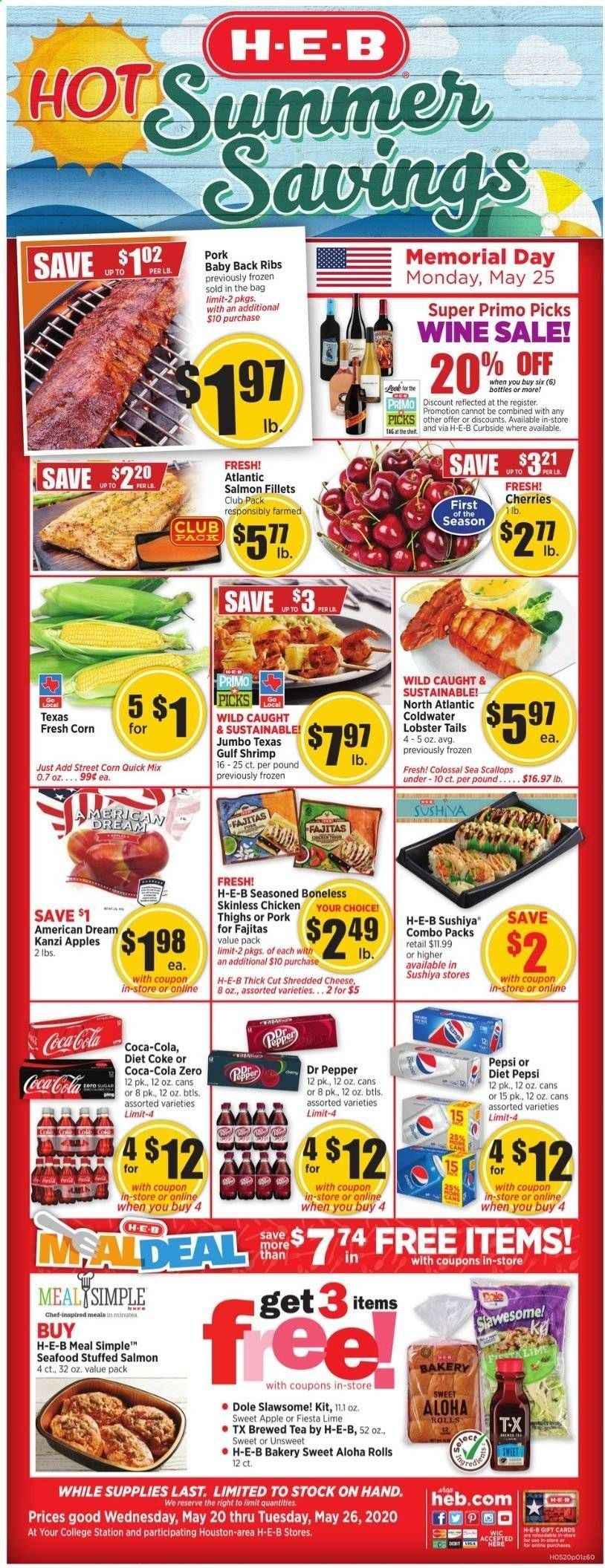 H-E-B Weekly Ad & Flyer May 20 to 26