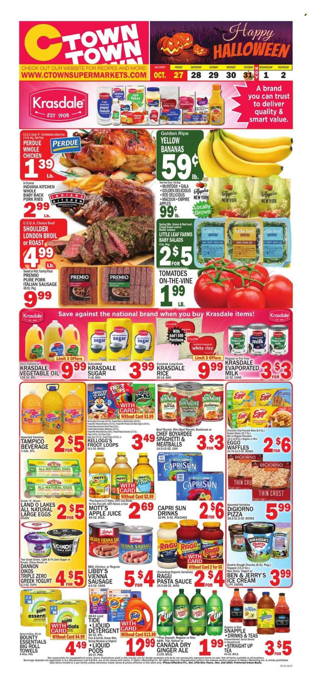 C-Town (CT, FL, MA, NJ, NY, PA) Weekly Ad Flyer Specials October 27 to November 2, 2023