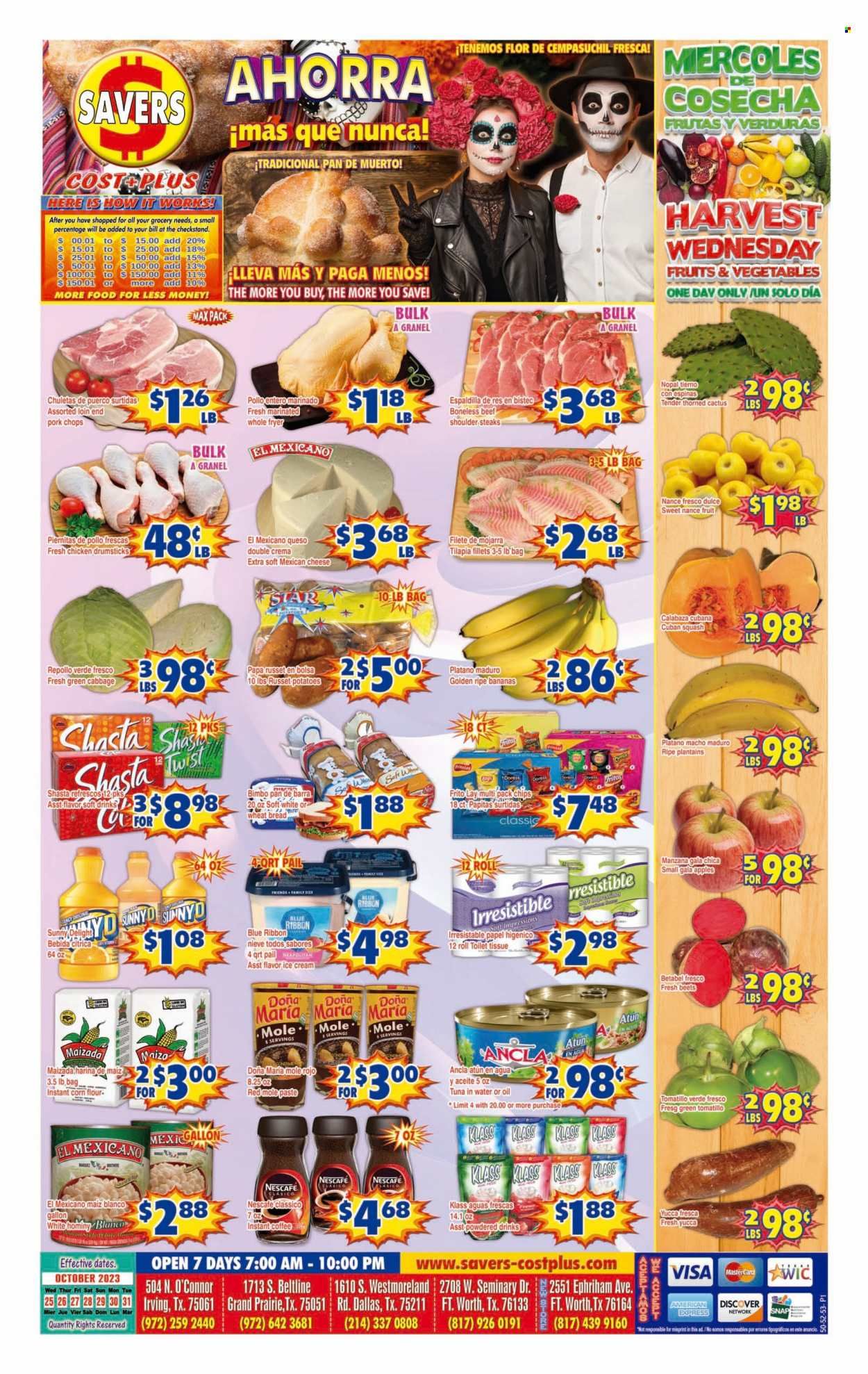 Savers Cost Plus (TX) Weekly Ad Flyer Specials October 25 to October 31, 2023