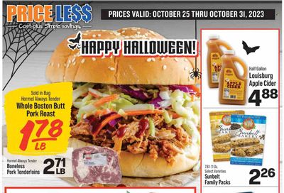 Price Less Foods Weekly Ad Flyer Specials October 25 to October 31, 2023