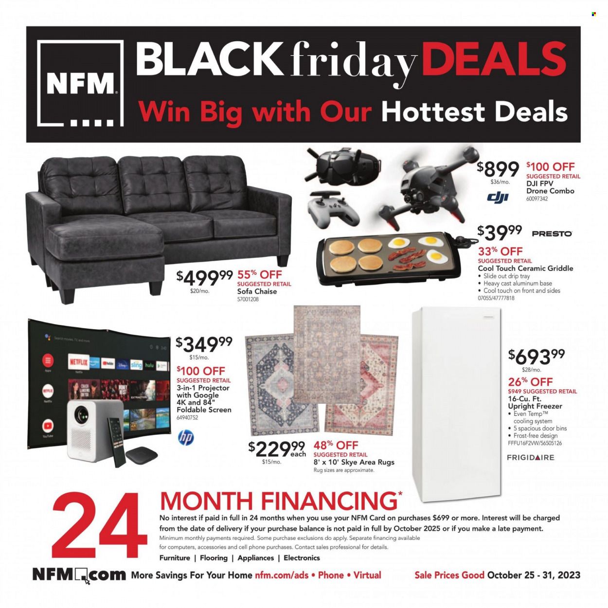 Nebraska Furniture Mart (IA, KS, NE, TX) Weekly Ad Flyer Specials October 25 to October 31, 2023
