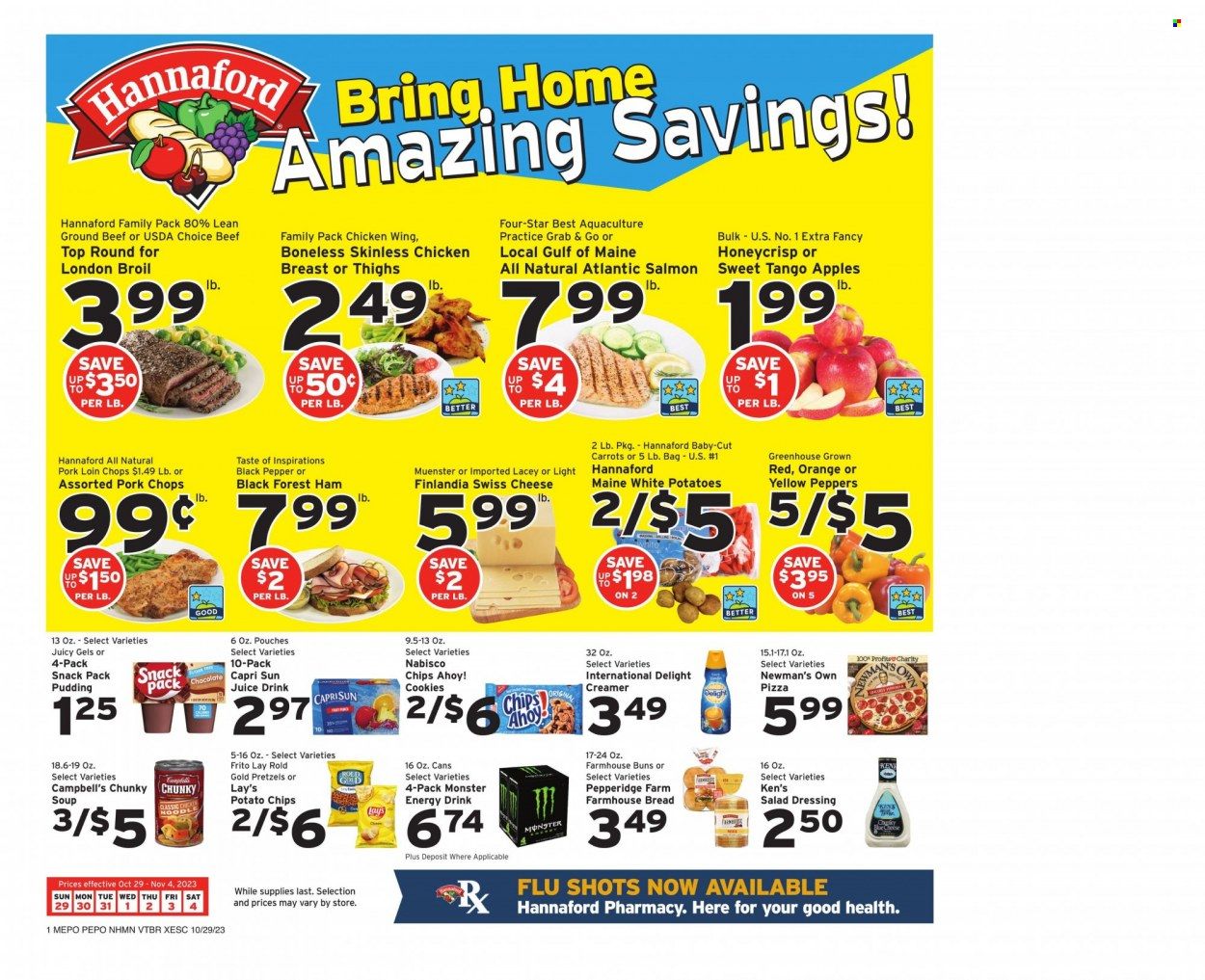 Hannaford (NH) Weekly Ad Flyer Specials October 29 to November 4, 2023