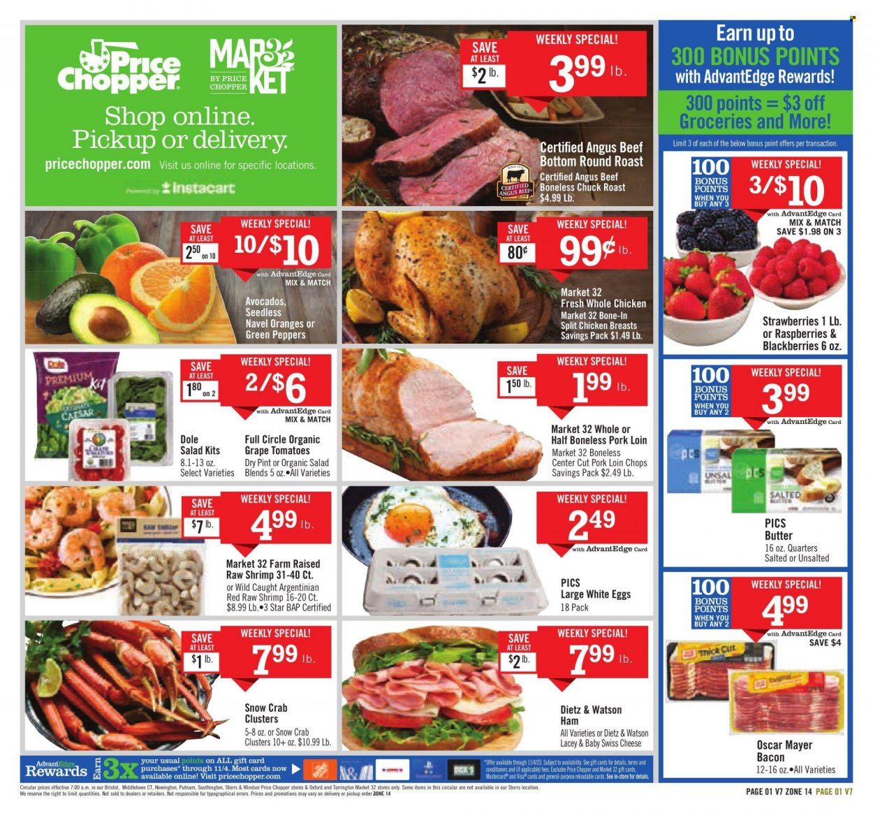Price Chopper (CT) Weekly Ad Flyer Specials October 29 to November 4, 2023