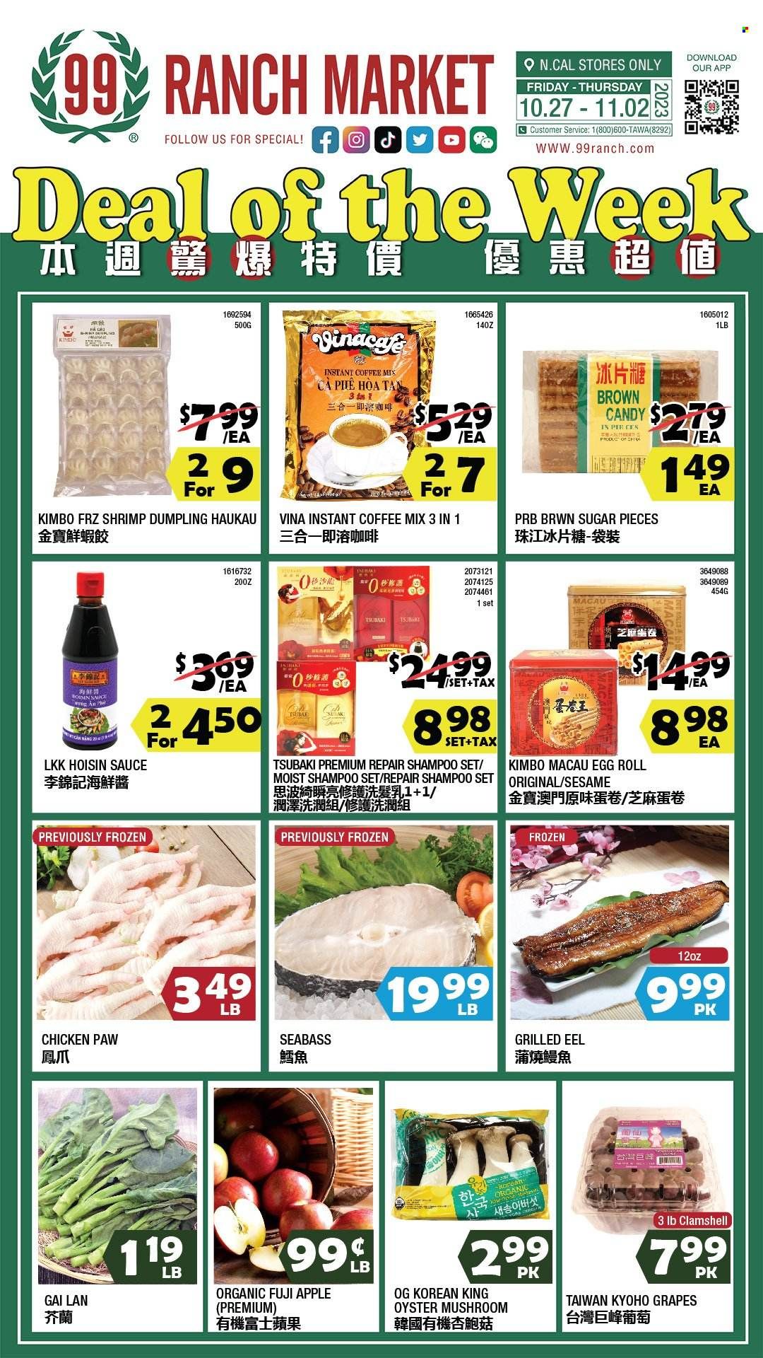 99 Ranch Market (10, 19, 40, CA, MD, NJ, OR, TX, WA) Weekly Ad Flyer Specials October 27 to November 2, 2023