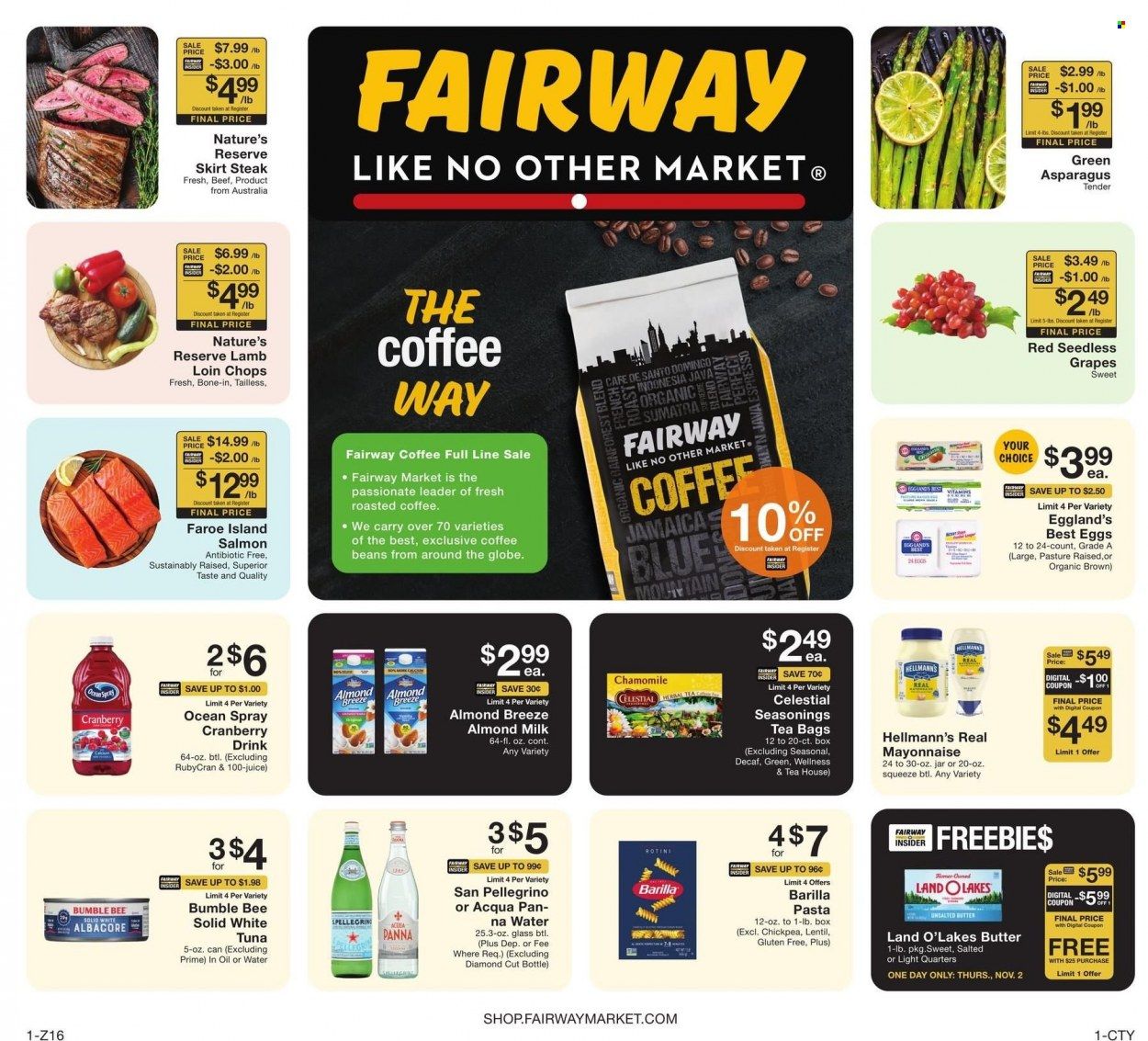 Fairway Market (CT, NJ, NY) Weekly Ad Flyer Specials October 27 to November 2, 2023