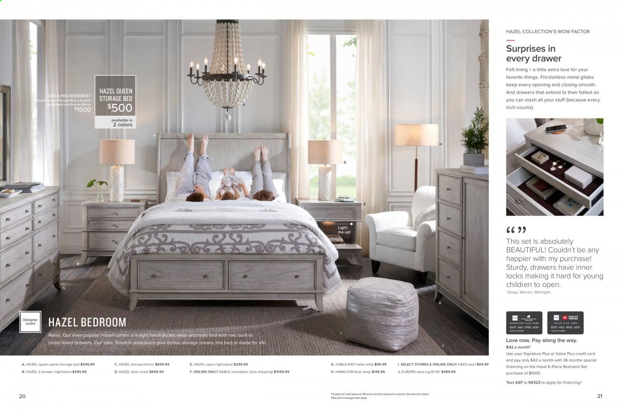 American Signature Furniture Weekly Ad & Flyer May 1 to 31