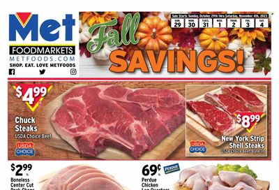Met Foodmarkets Weekly Ad Flyer Specials October 29 to November 4, 2023