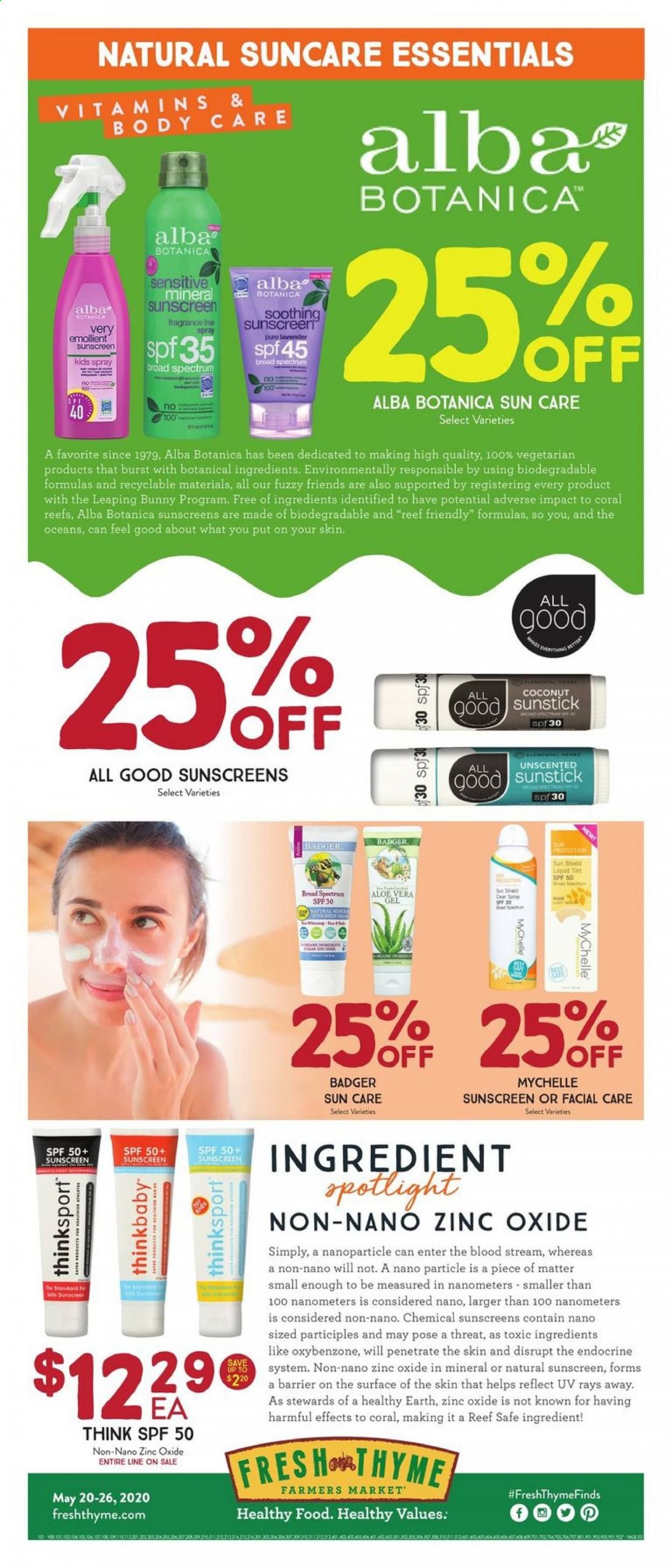 Fresh Thyme Weekly Ad & Flyer May 20 to 26