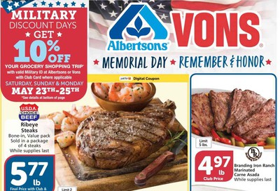 Vons Weekly Ad & Flyer May 20 to 26