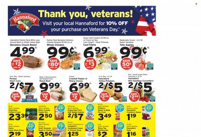 Hannaford (VT) Weekly Ad Flyer Specials November 5 to November 11, 2023