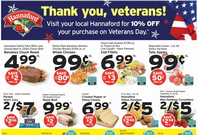 Hannaford (NY) Weekly Ad Flyer Specials November 5 to November 11, 2023