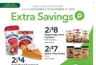 Publix (AL, FL, GA, NC, SC, TN) Weekly Ad Flyer Specials November 4 to November 17, 2023