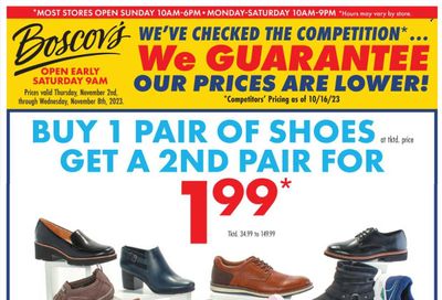 Boscov's (CT, DE, MD, NJ, NY, PA) Weekly Ad Flyer Specials November 2 to November 8, 2023