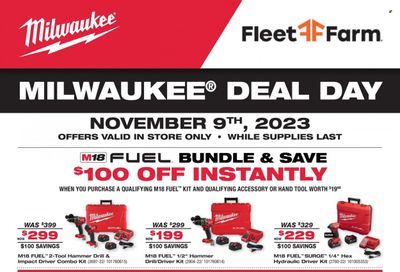 Fleet Farm (IA, MN, ND, WI) Weekly Ad Flyer Specials November 9 to November 9, 2023
