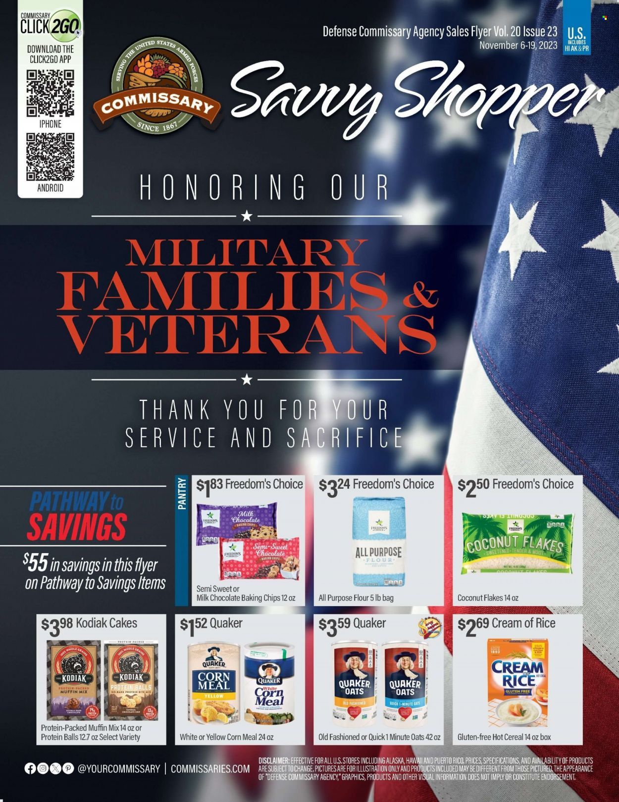 Commissary Weekly Ad Flyer Specials November 6 to November 19, 2023