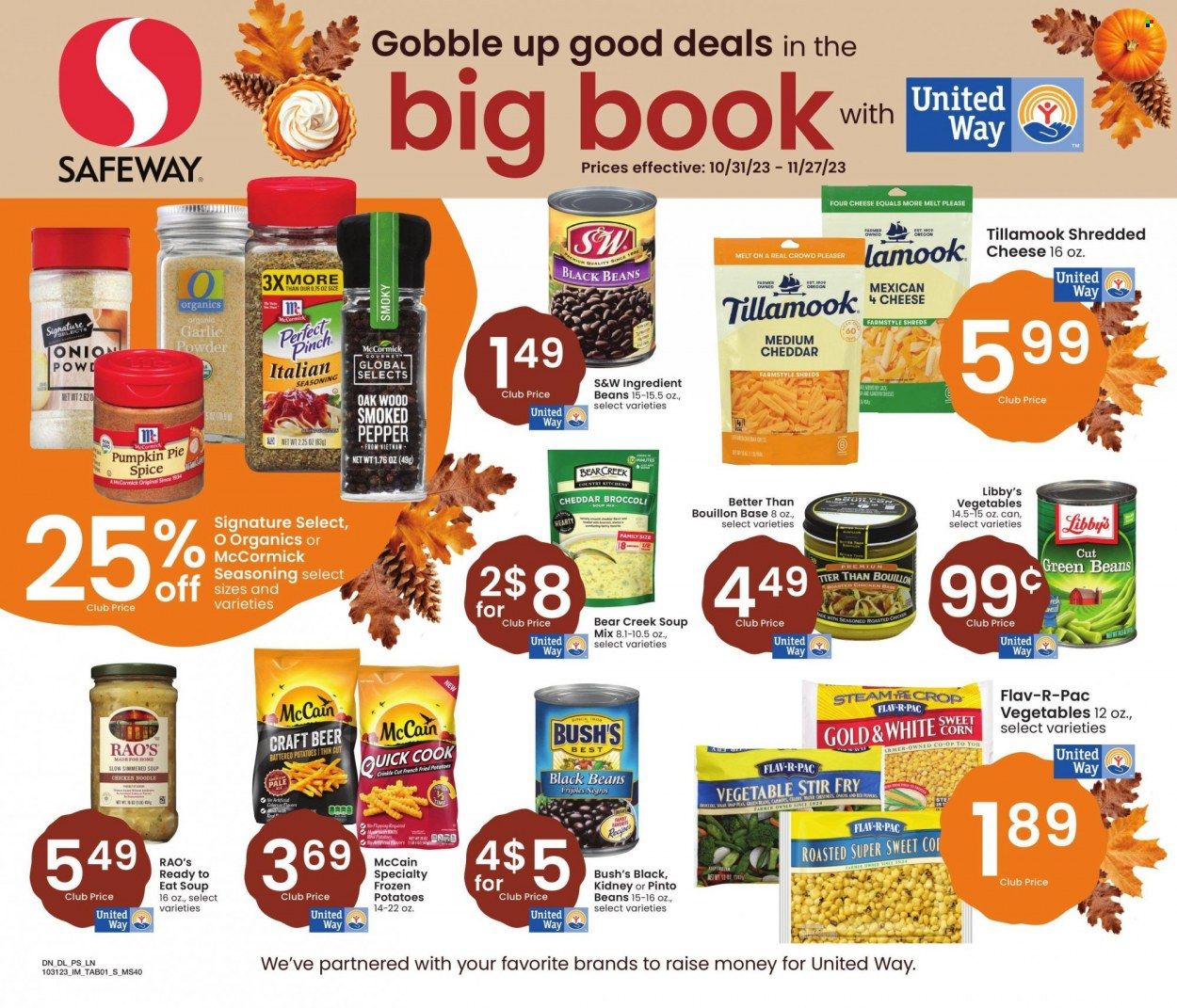Safeway (MT, WY) Weekly Ad Flyer Specials October 31 to November 27, 2023