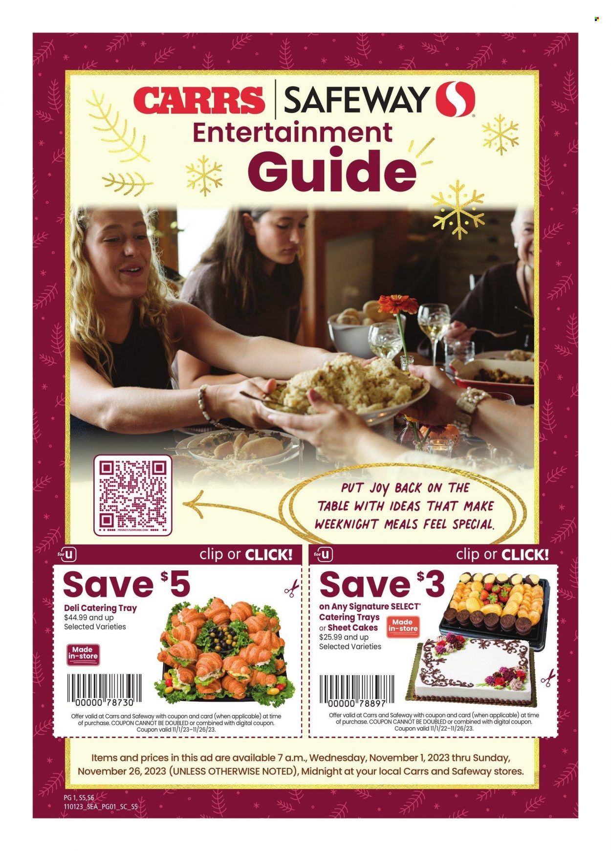 Safeway (AK) Weekly Ad Flyer Specials November 1 to November 26, 2023