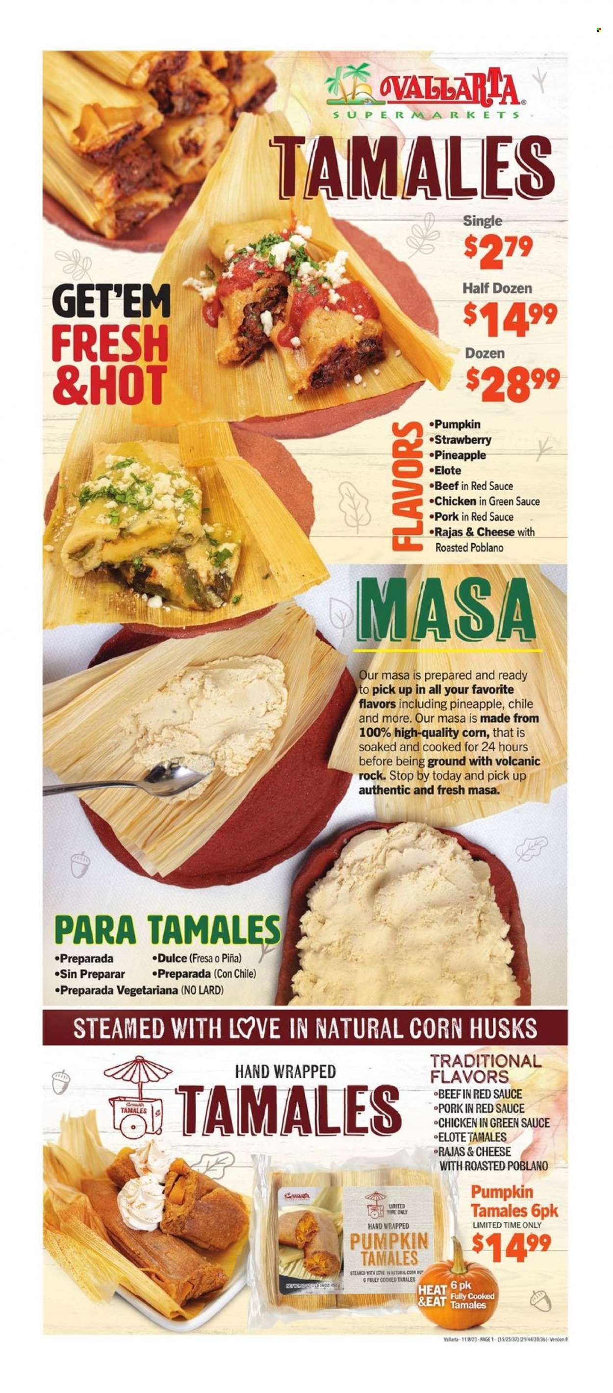 Vallarta (CA) Weekly Ad Flyer Specials November 8 to November 14, 2023