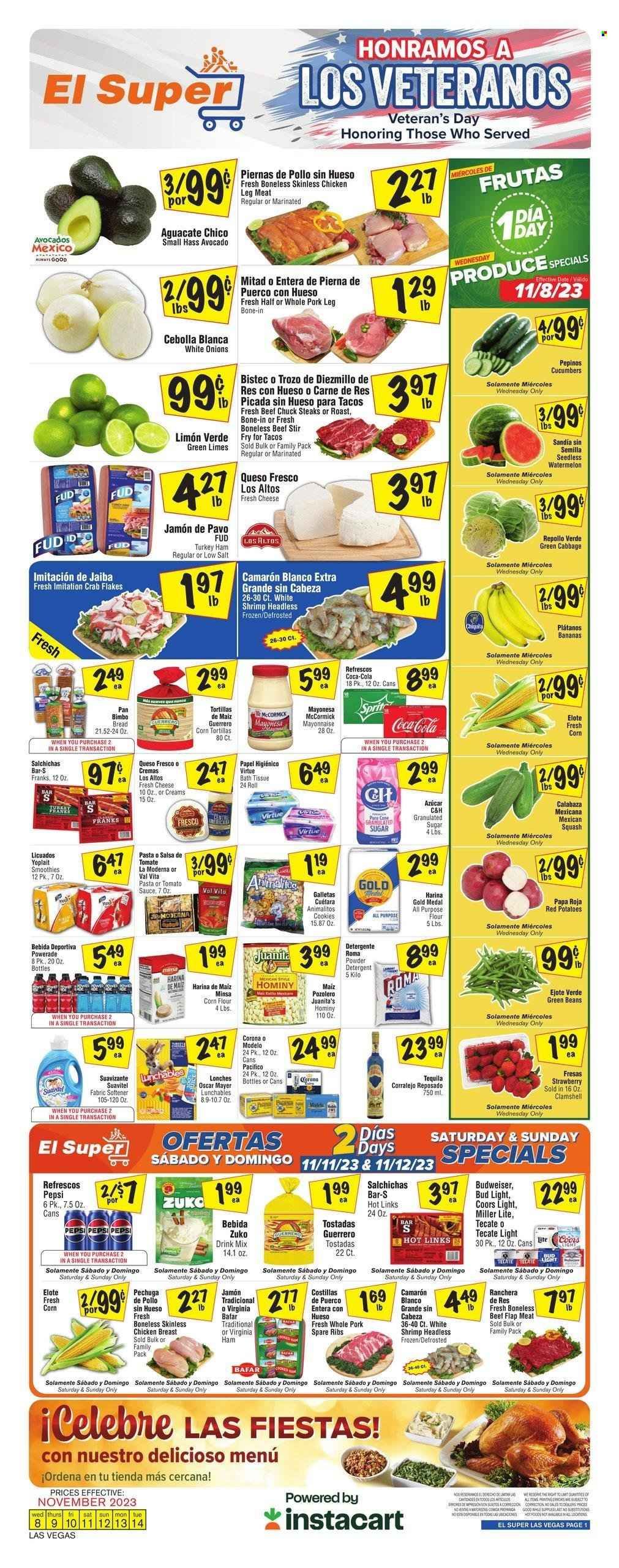 El Super (NV) Weekly Ad Flyer Specials November 8 to November 14, 2023