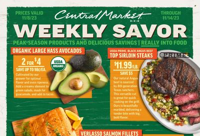 Central Market (TX) Weekly Ad Flyer Specials November 8 to November 14, 2023