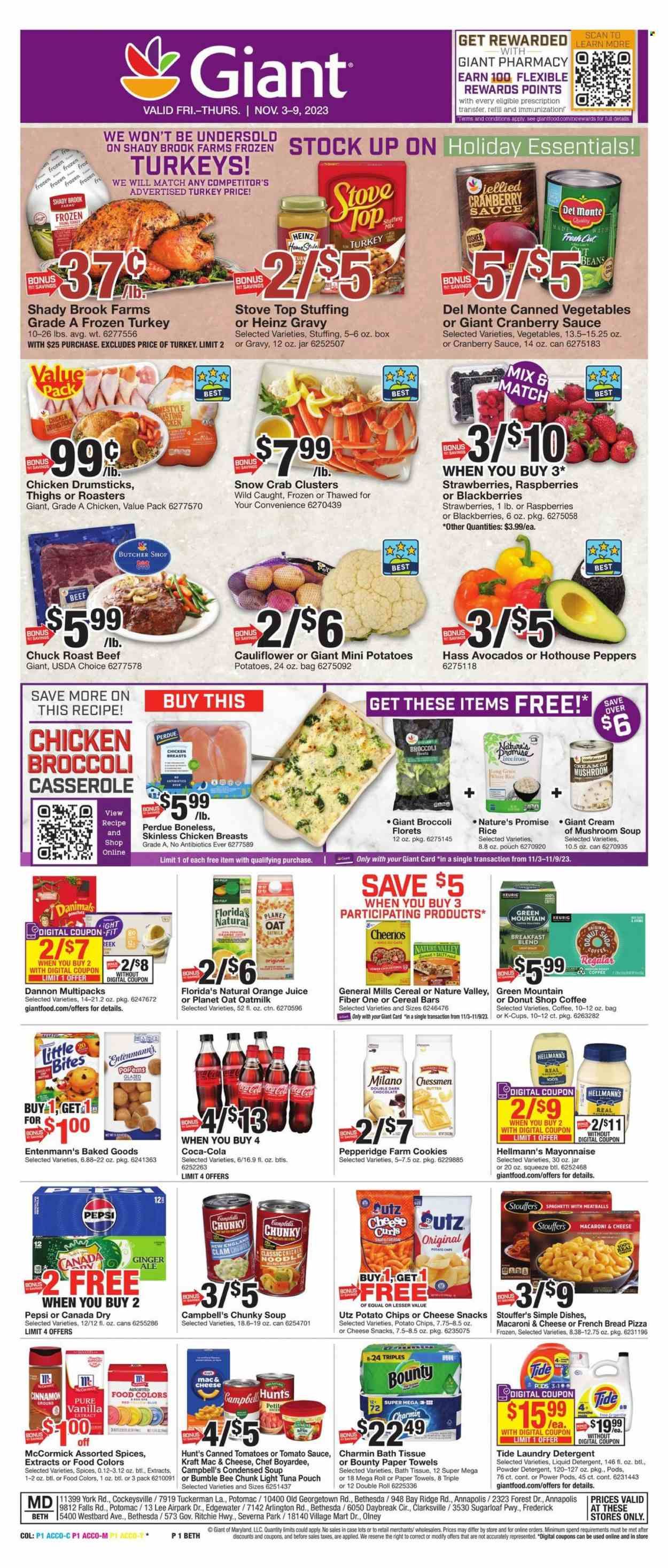 Giant Food (DE, MD, VA) Weekly Ad Flyer Specials November 3 to November 9, 2023