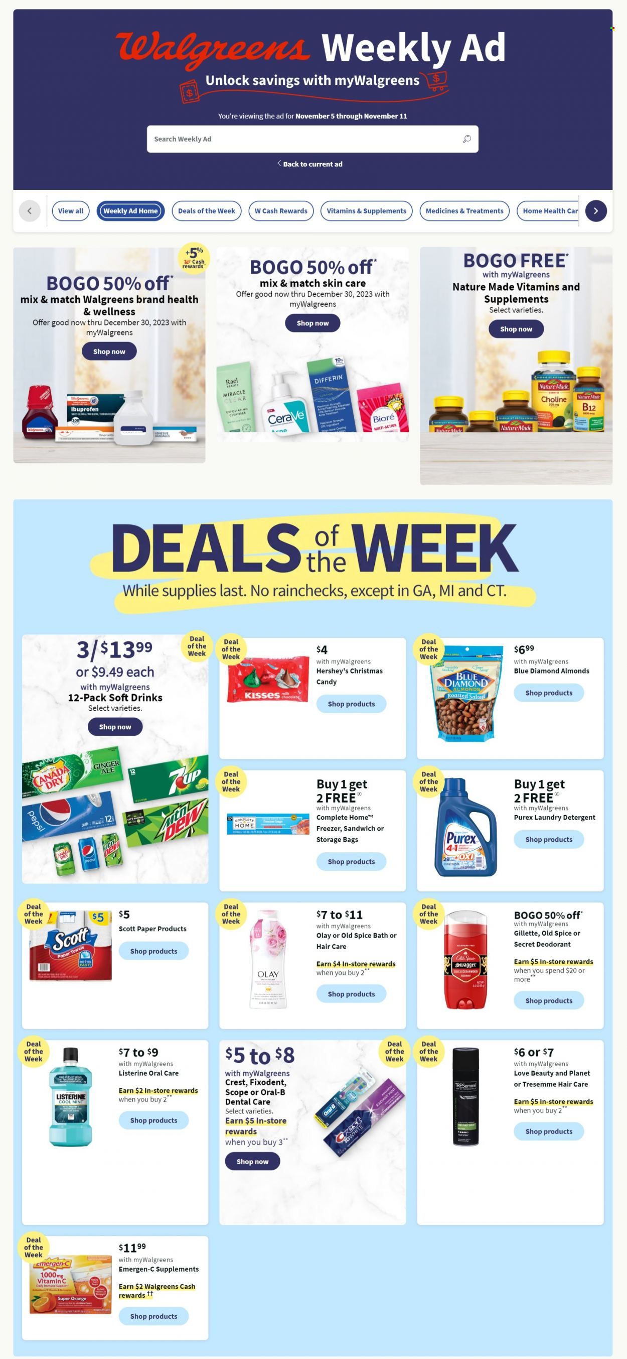 Walgreens Weekly Ad Flyer Specials November 5 to November 11, 2023