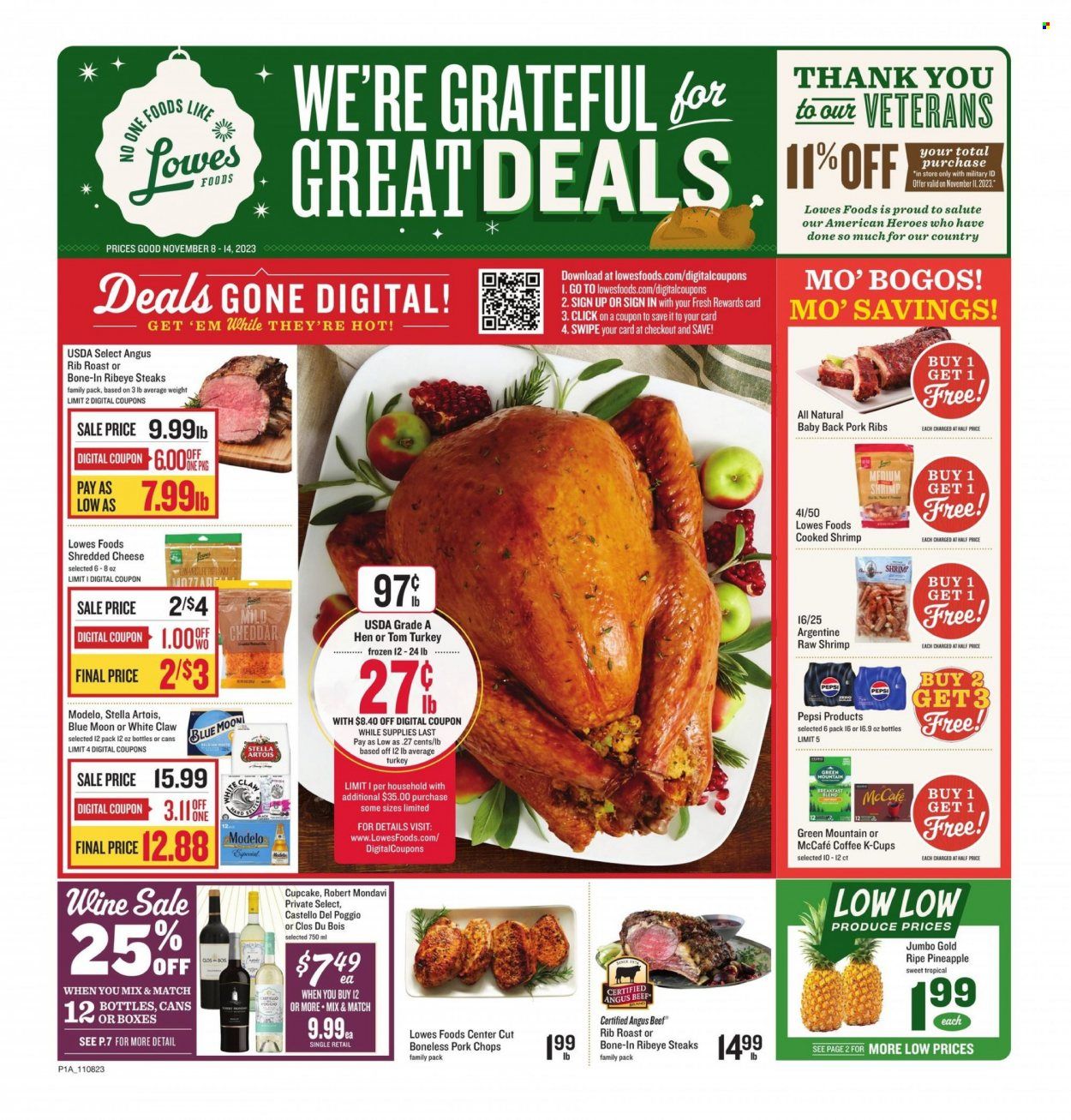 Lowes Foods (NC, SC) Weekly Ad Flyer Specials November 8 to November 14, 2023