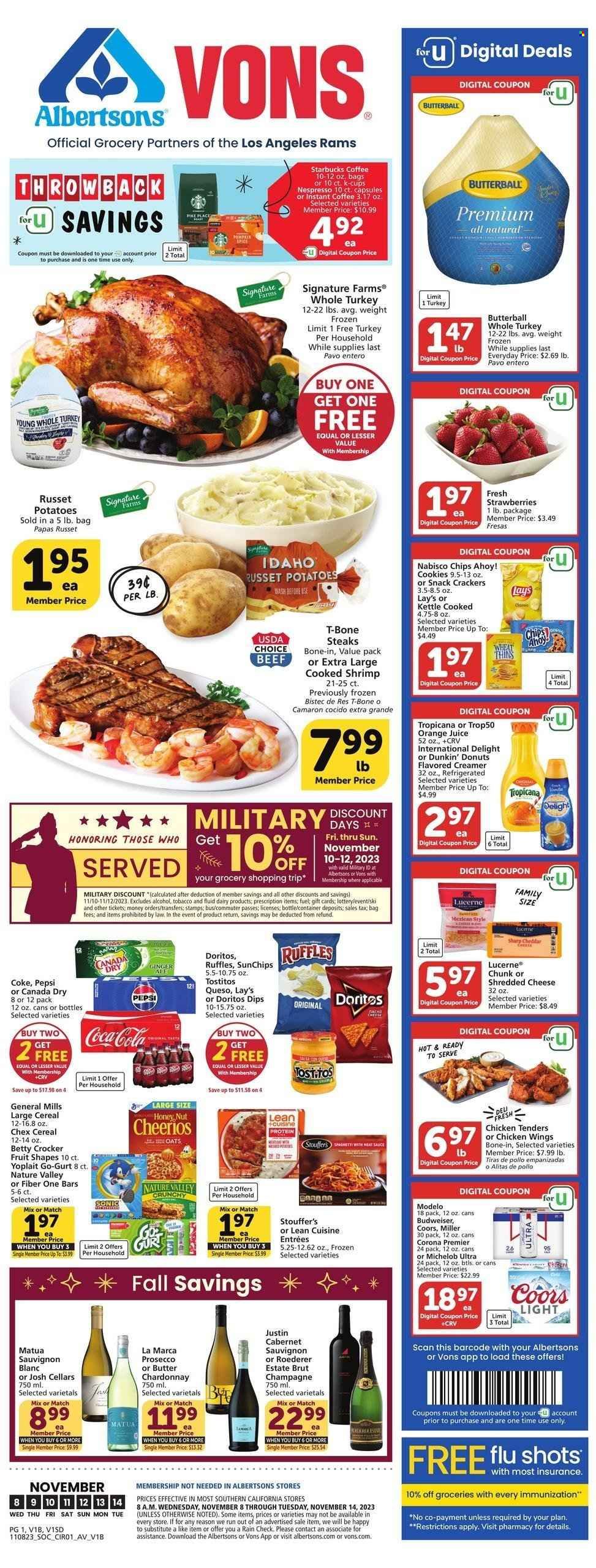 Vons (CA) Weekly Ad Flyer Specials November 8 to November 14, 2023