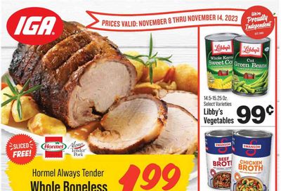 IGA (IN) Weekly Ad Flyer Specials November 8 to November 14, 2023