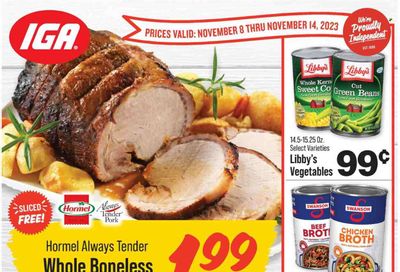 IGA (IN) Weekly Ad Flyer Specials November 8 to November 14, 2023
