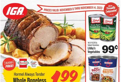 IGA (IN) Weekly Ad Flyer Specials November 8 to November 14, 2023