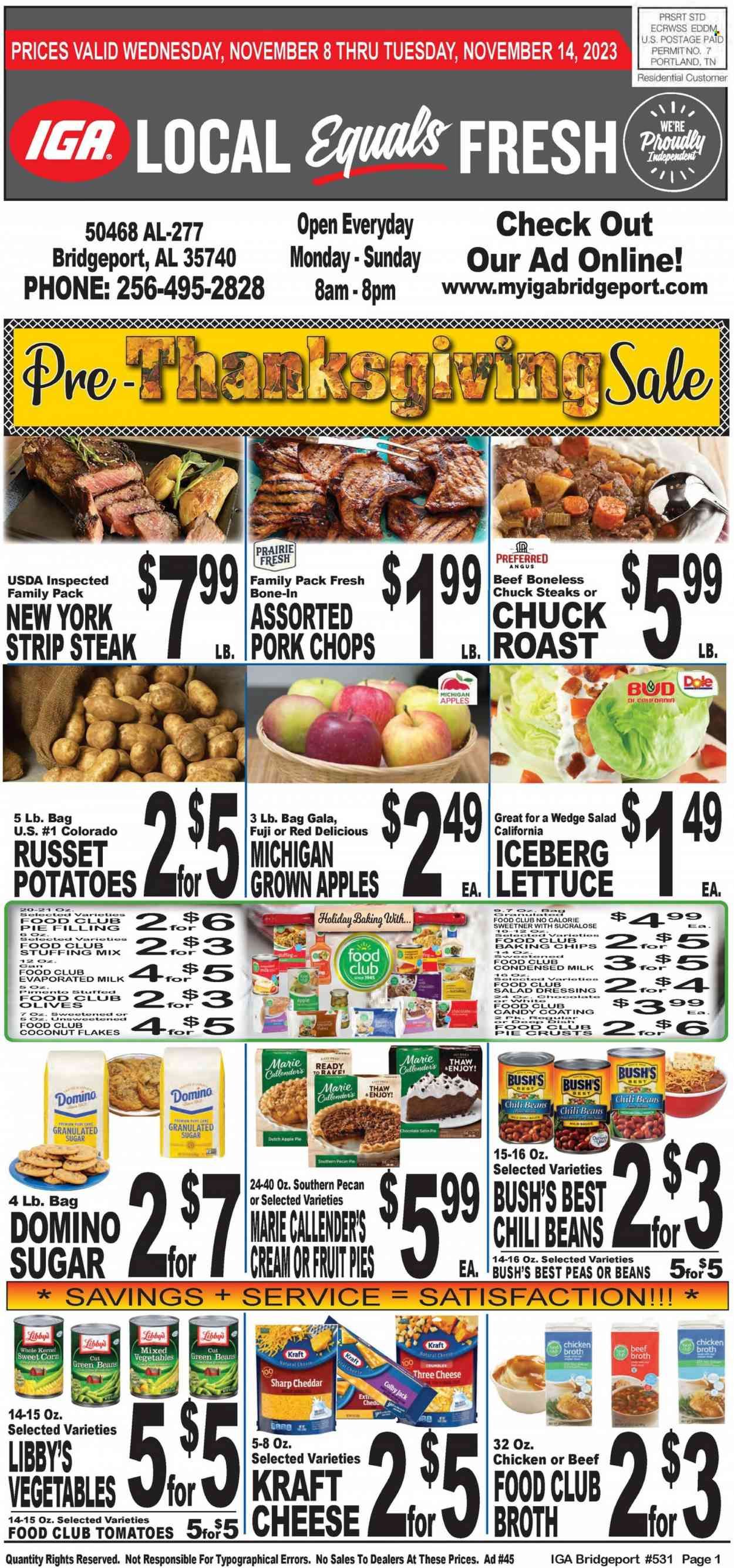 IGA (50) Weekly Ad Flyer Specials November 8 to November 14, 2023