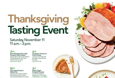 Publix (AL, FL, GA, NC, SC, TN) Weekly Ad Flyer Specials November 9 to November 15, 2023