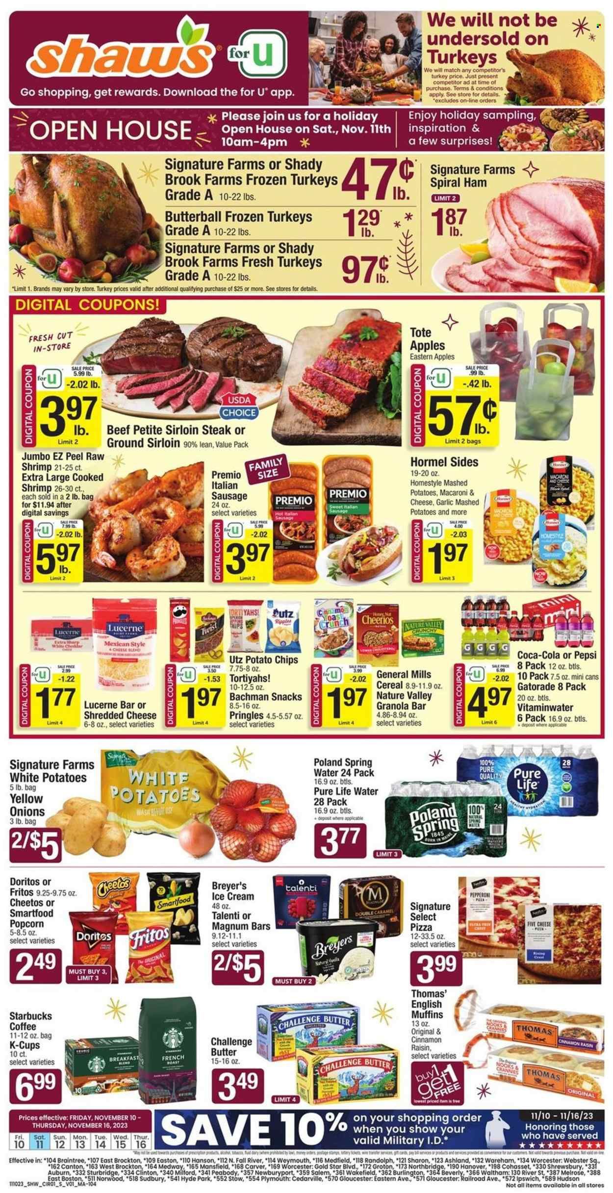 Shaw’s (MA, ME, NH, RI, VT) Weekly Ad Flyer Specials November 10 to November 16, 2023