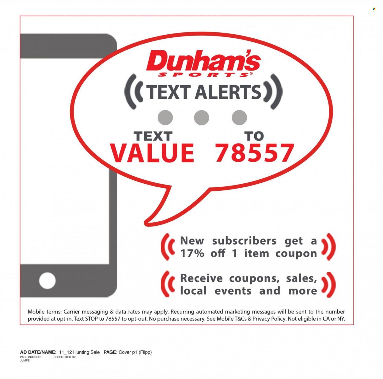 Dunham's Sports Weekly Ad Flyer Specials November 11 to November 16, 2023