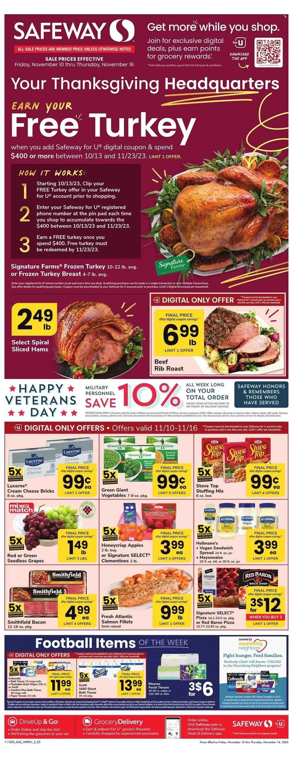 Safeway (DE) Weekly Ad Flyer Specials November 10 to November 16, 2023