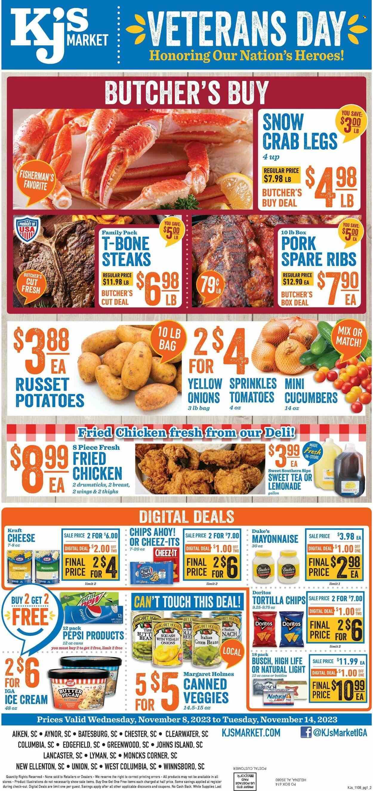 KJ´s Market (GA, SC) Weekly Ad Flyer Specials November 8 to November 14, 2023