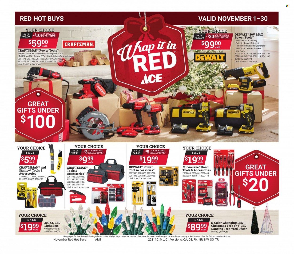 ACE Hardware Weekly Ad Flyer Specials November 1 to November 30, 2023