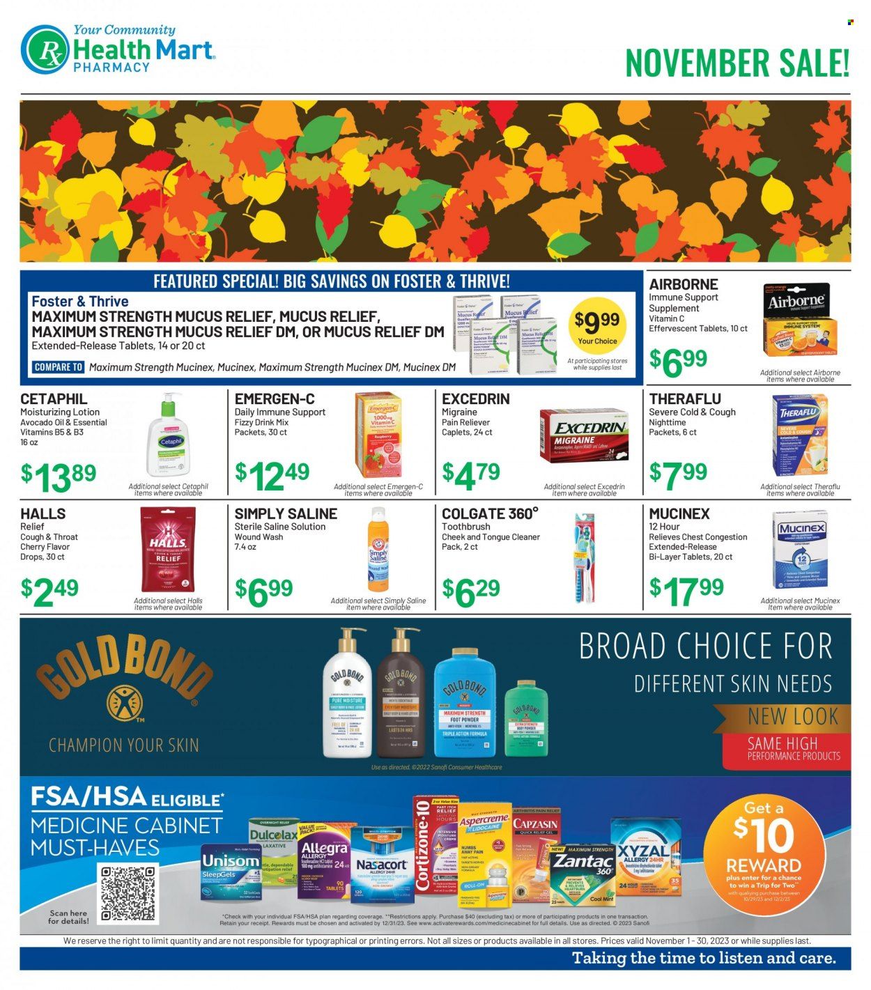 Health Mart Weekly Ad Flyer Specials November 1 to November 30, 2023