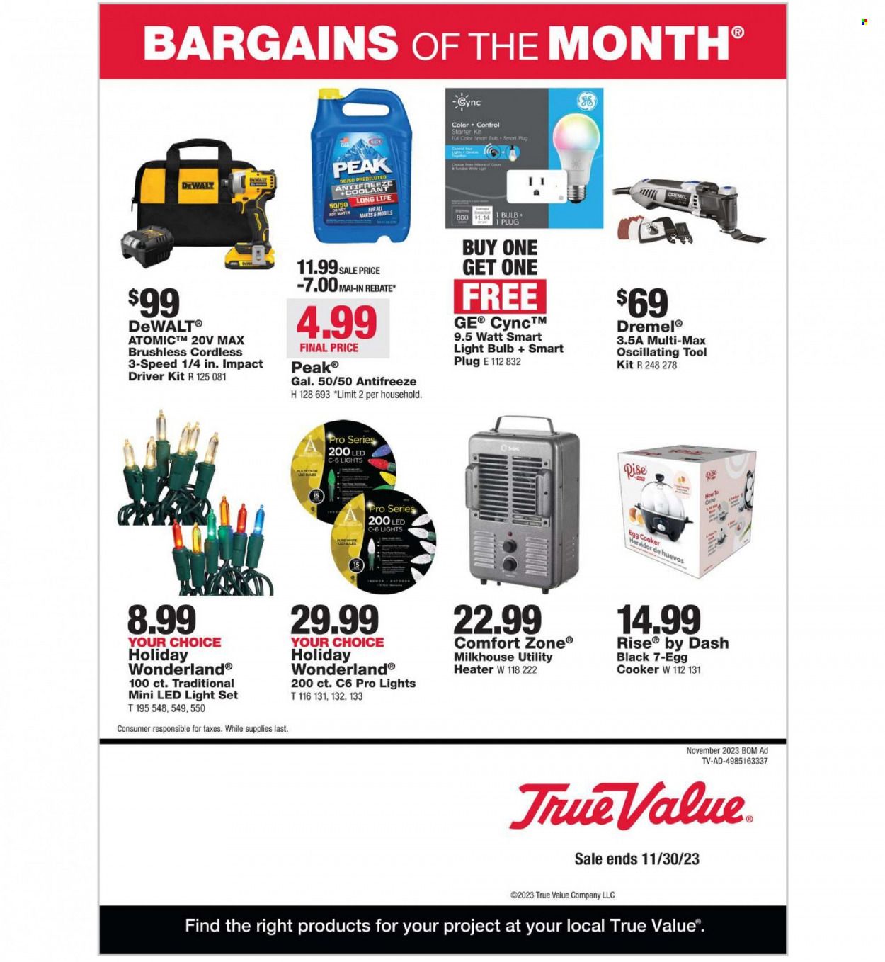 True Value Weekly Ad Flyer Specials November 1 to November 30, 2023